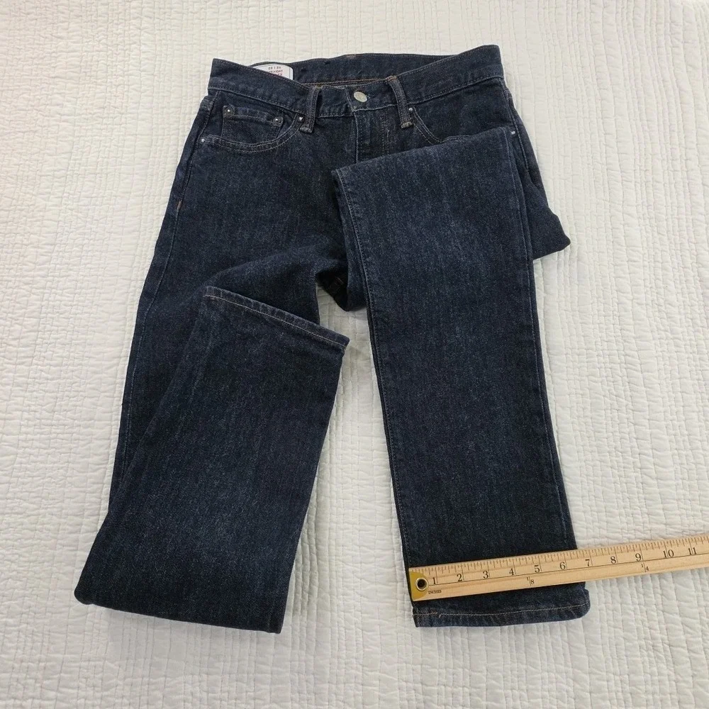GAP GapFlex Straight Jeans Mens Blue Dark Wash Denim Size 28x30 Stretch Classic - Picture 16 of 16